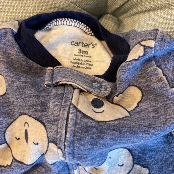 3M Baby Boy Koala Footies - Picture 3 of 4